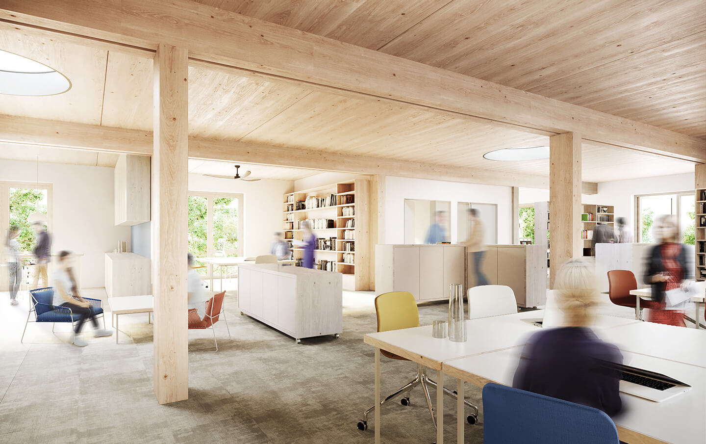 Neubau_Universitaet_Witten_Herdecke__offene_Arbeits-_und_Kommunikationslandschaft___Bildnachweis__Atelier_Noise
