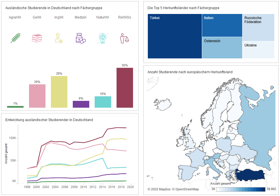Study in Germany – auslän­di­sche Studie­rende in Deutsch­land