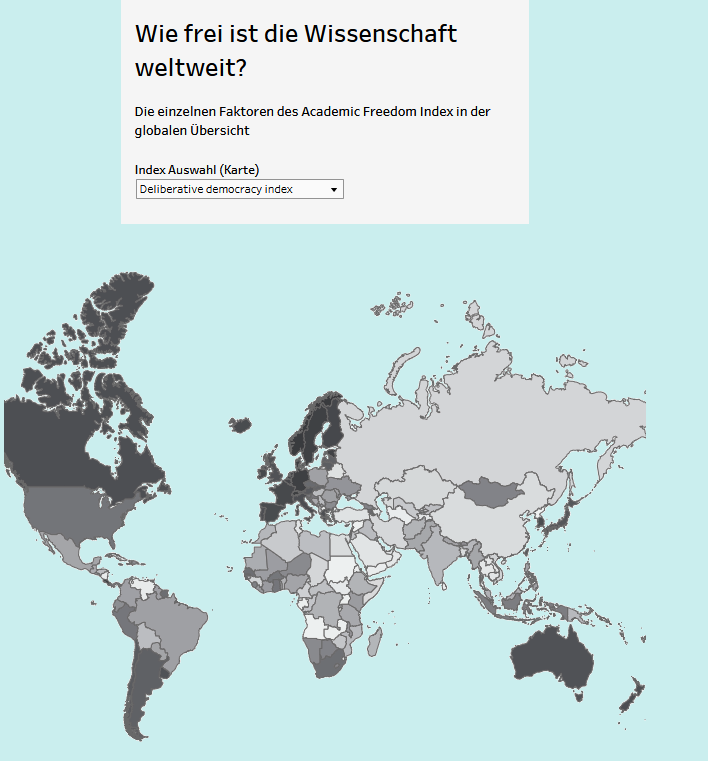 Academic Freedom Index: Wie frei ist die Wissen­schaft welt­weit?