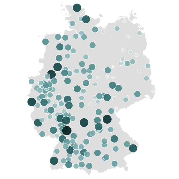 Die Studie­ren­den­städte Deutsch­lands