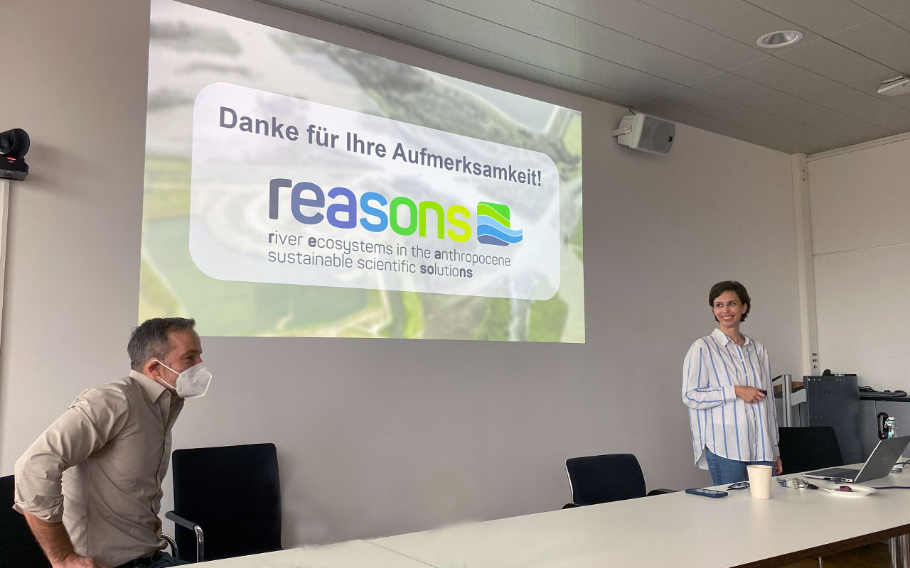 Die Forscher:innen des Exzellenzclusters "reasons" der Universität Duisburg Essen hielten einen Vortrag.