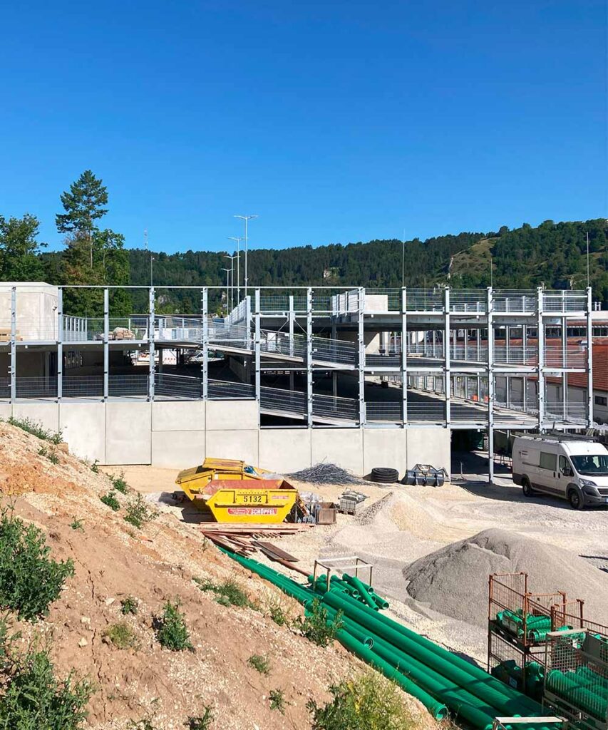 Ein neues Park­haus in neun Monaten
