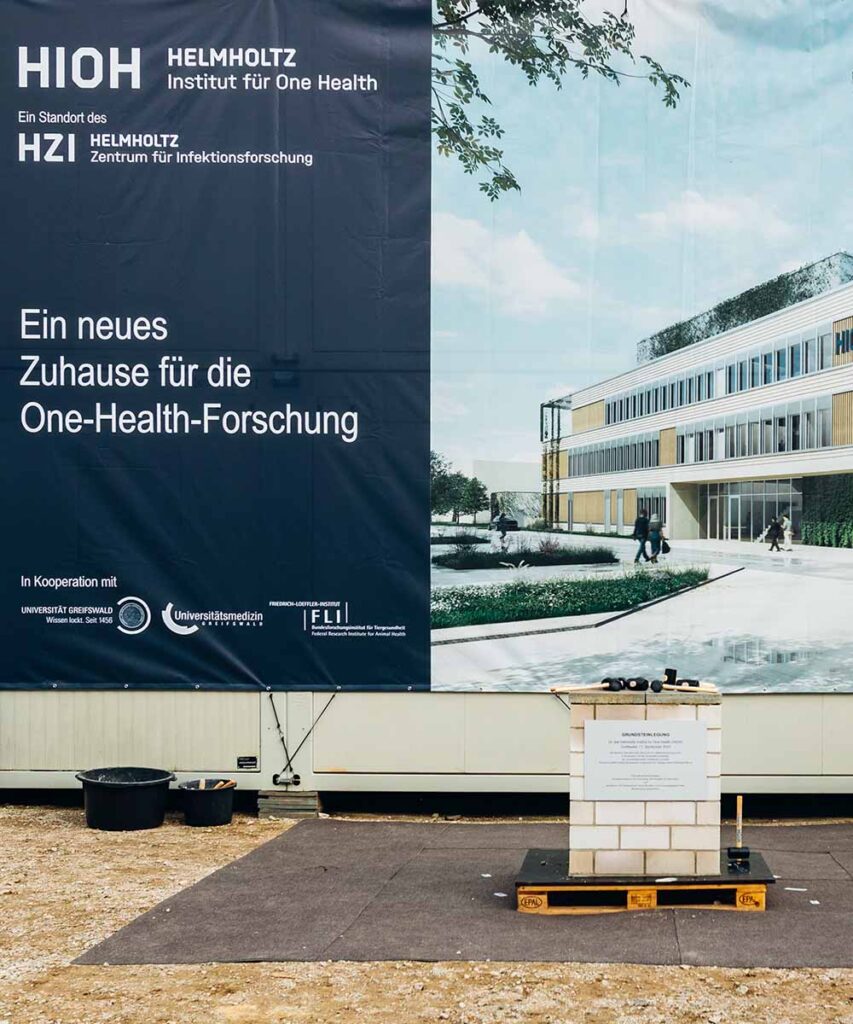 Planung Hoch­si­cher­heits­la­bore Helm­holtz Institut für One Health (HIOH)