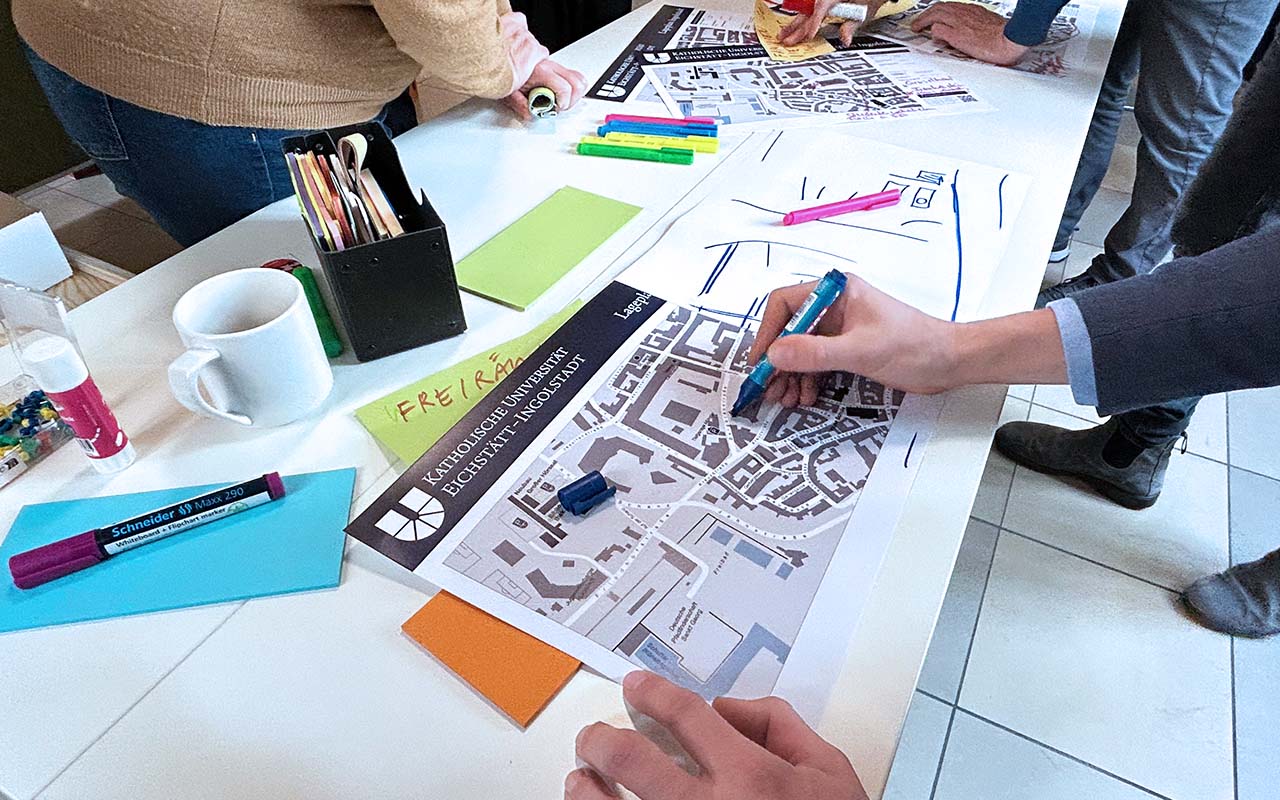 Future-Festival-2025: Thementisch beim Workshop "Hohe Schule" in Ingolstadt 2025